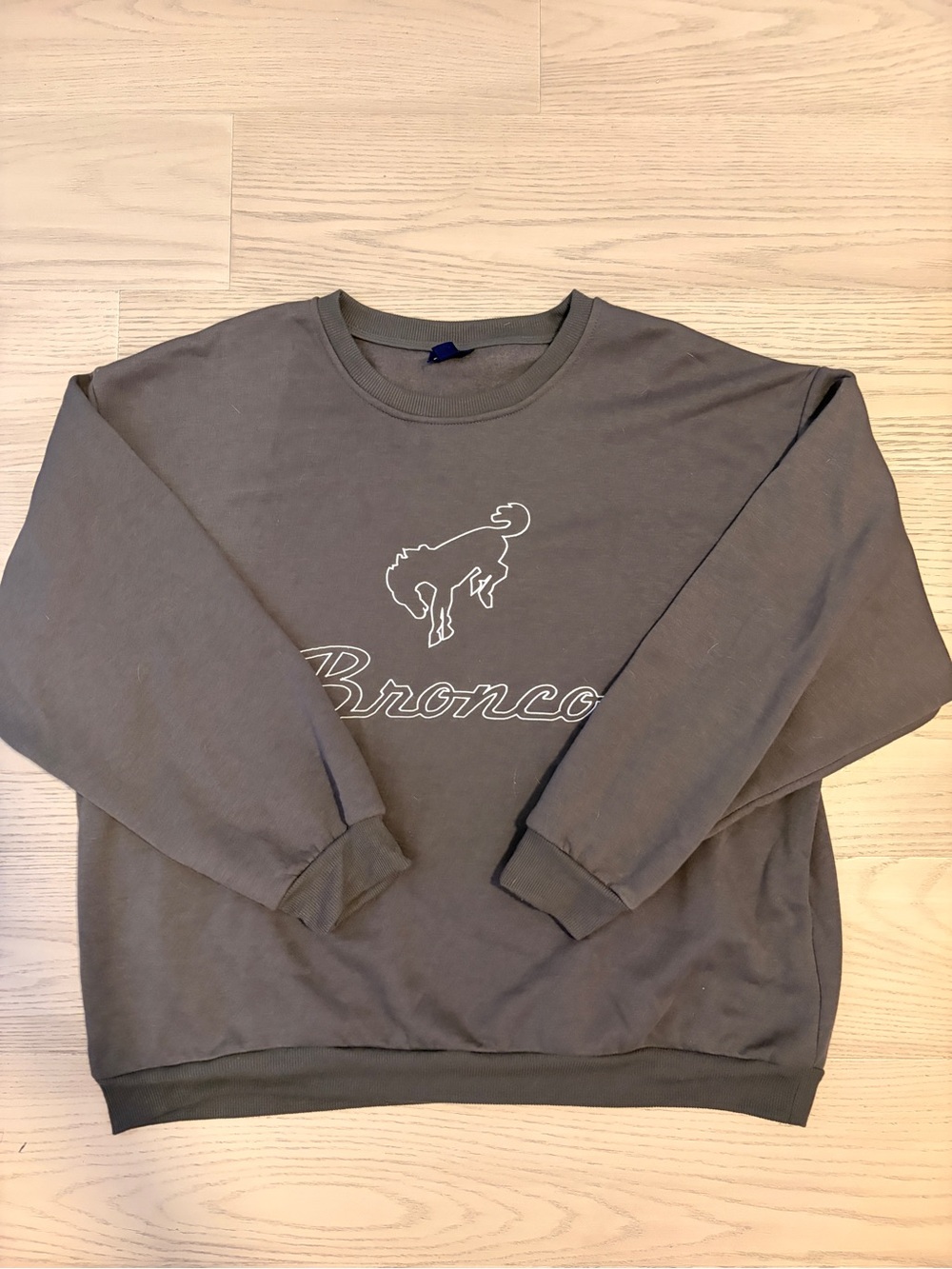 Ford Brown Crewneck Sweatshirt with Bronco Graphic
